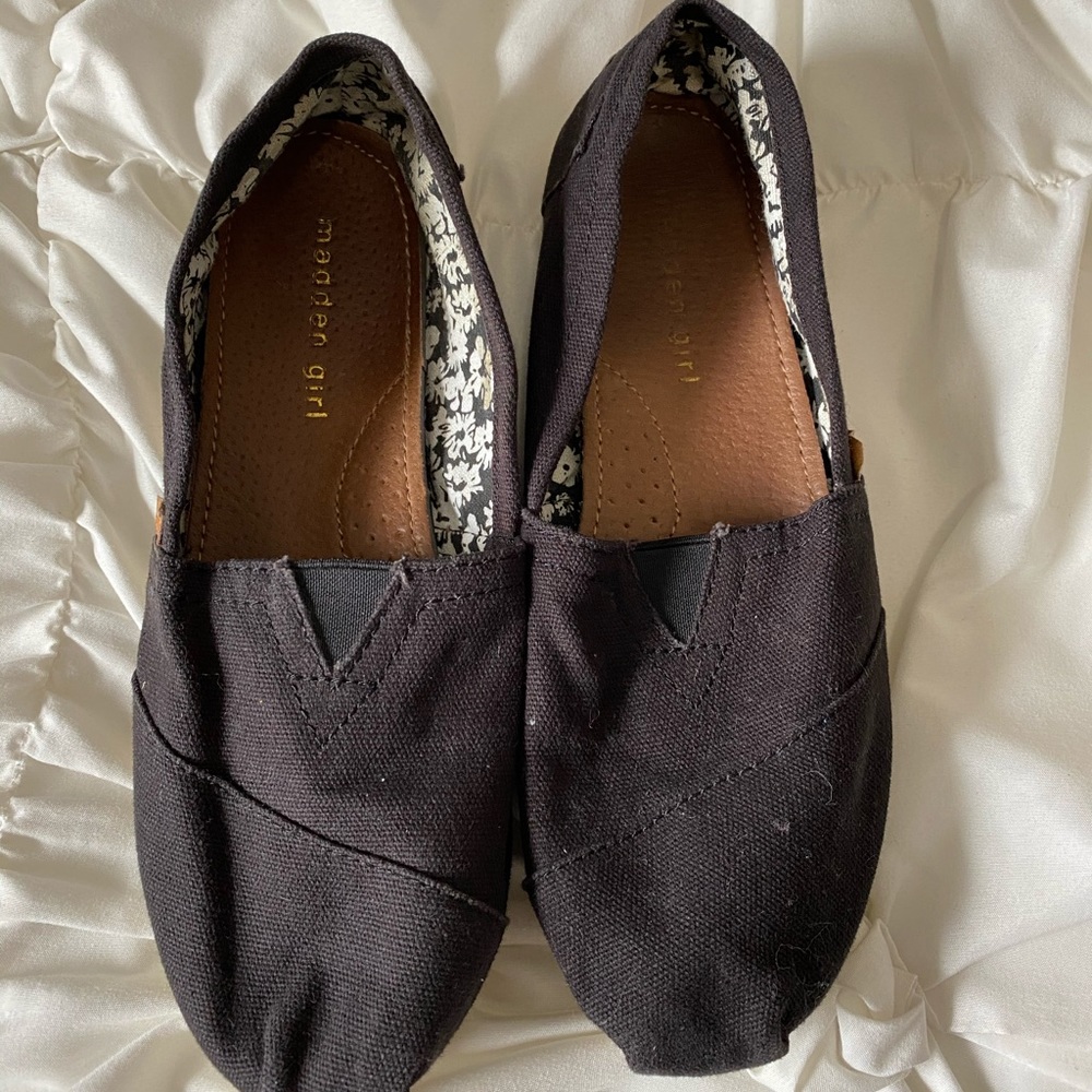 Black Madden Girl Loafers